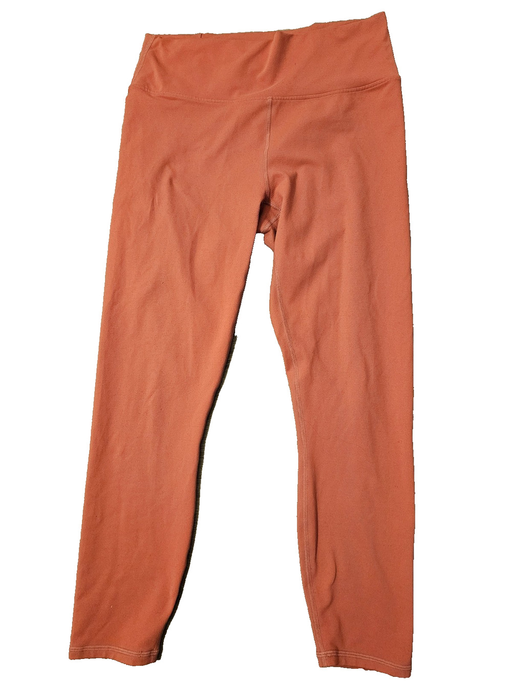 Fabletics Boost PowerHold Womens High-Waisted 7/8 Leggings Medium Coral